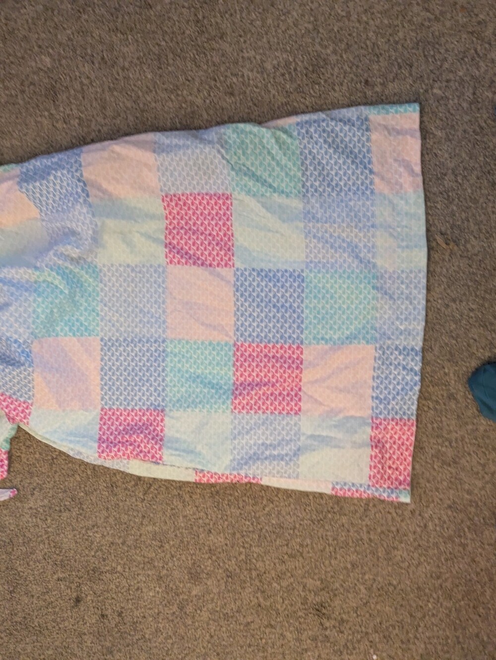Vineyard Vines Pastel Patchwork Dress in Pink, Blue, Mint